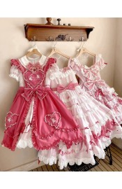 Mademoiselle Pearl Bow Rabbit Tops Blouses Apron Skirts JSKs and Ops(Reservation/Full Payment Without Shipping)